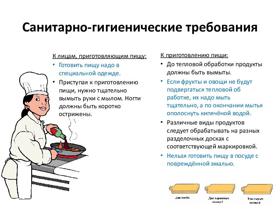 Презентация на тему "санитария и гигиена на кухне" о технологии для 5 класса