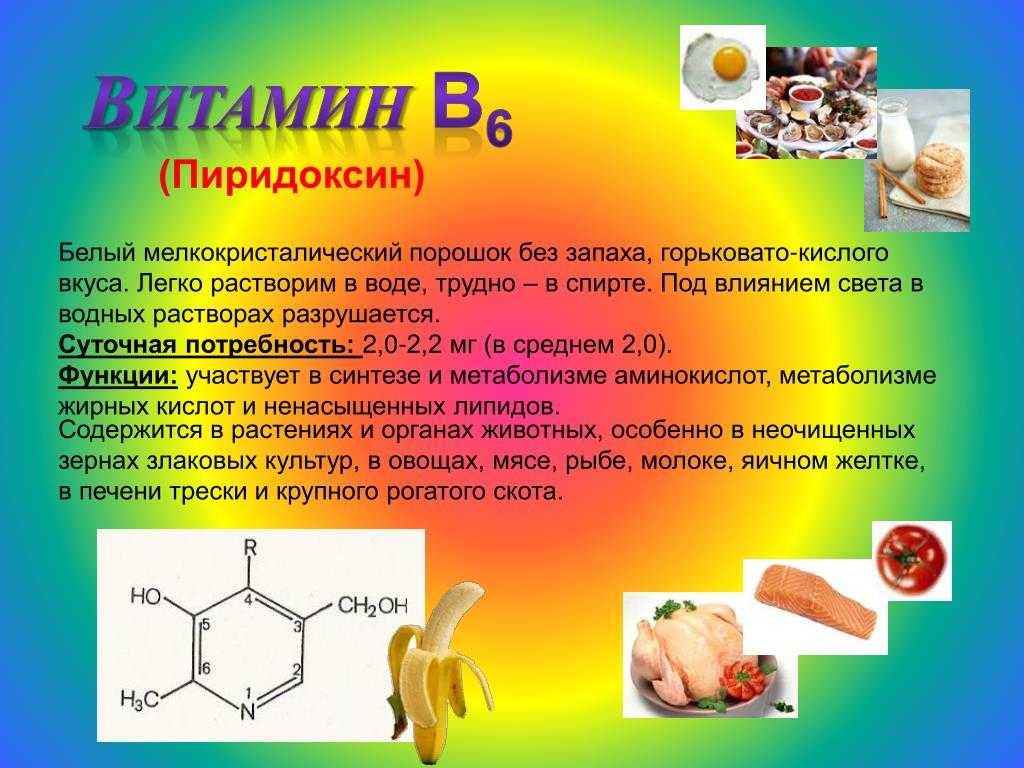 Витамин в6 для организма: его значение и польза - клиника в уручье