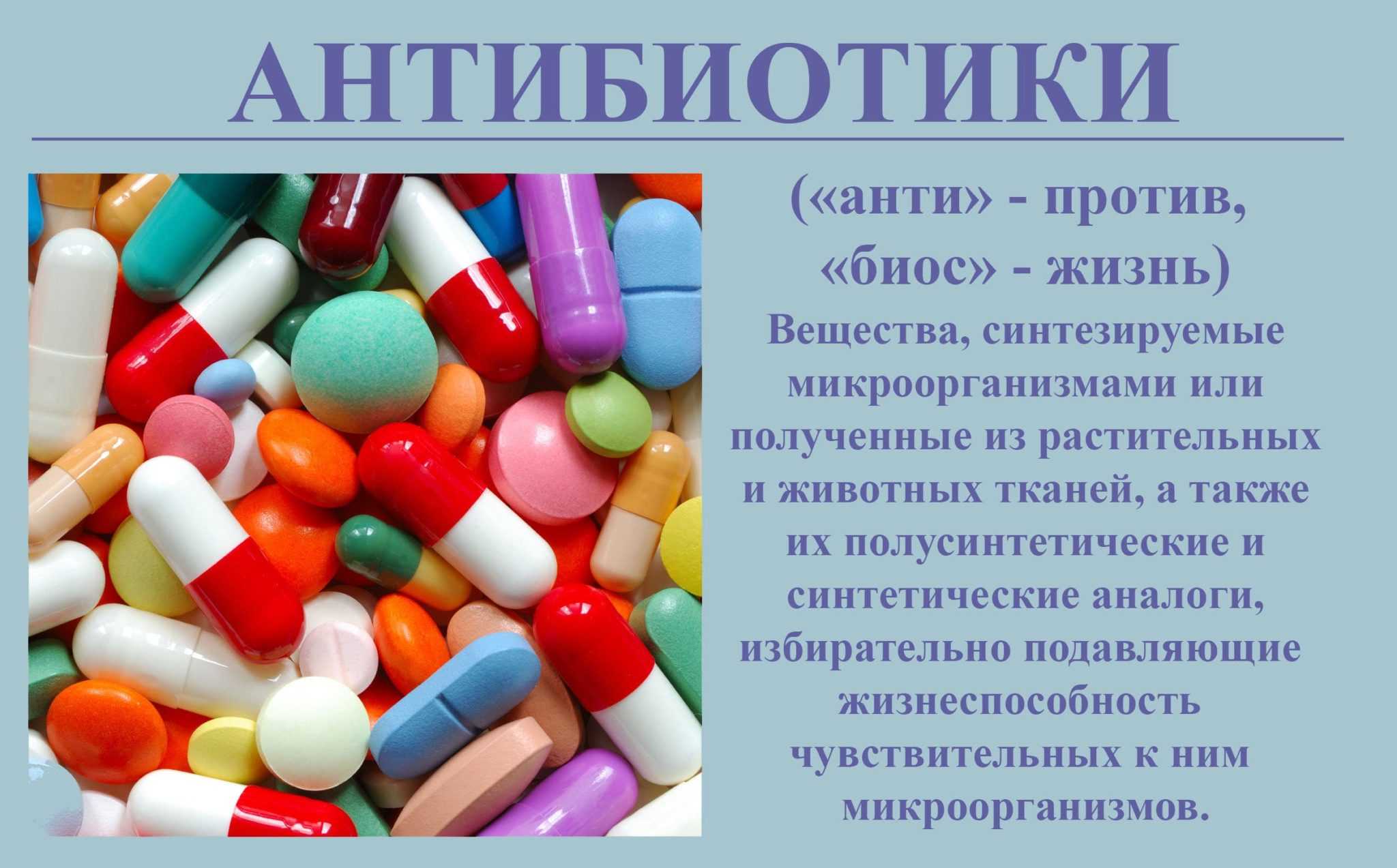 Антибиотики: что нужно знать – напоправку