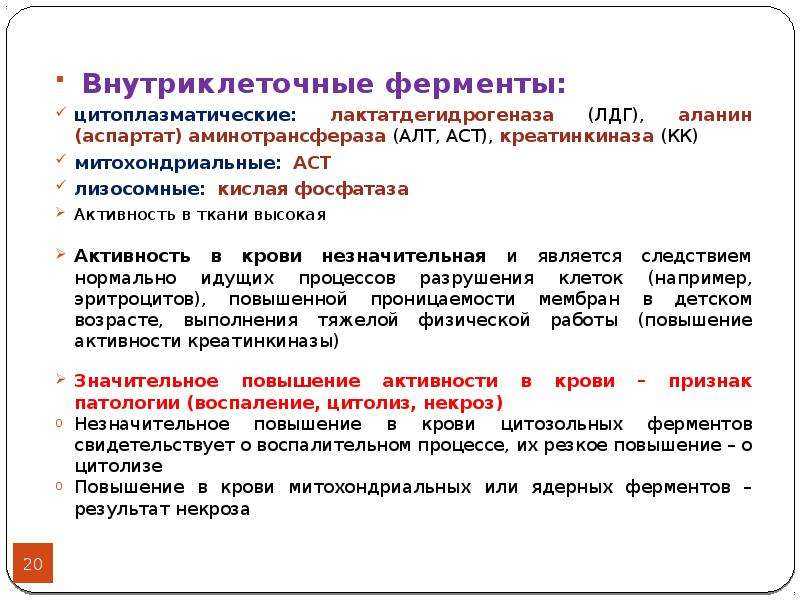 Лактатдегидрогеназа (лдг) в биохимическом анализе крови: что это, нормы по возрасту, что значит повышение и снижение уровня фермента