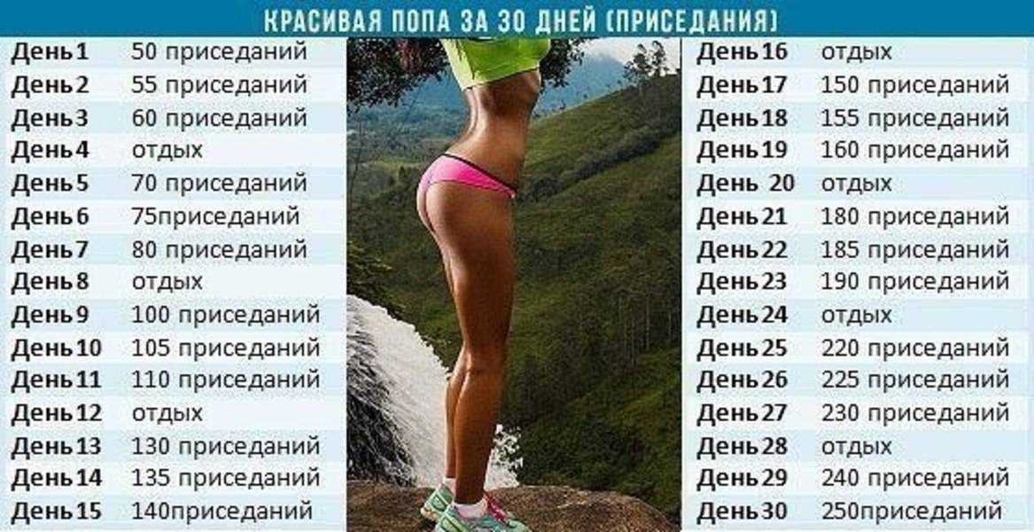 Как накачать ягодицы дома — программа упражнений без инвентаря