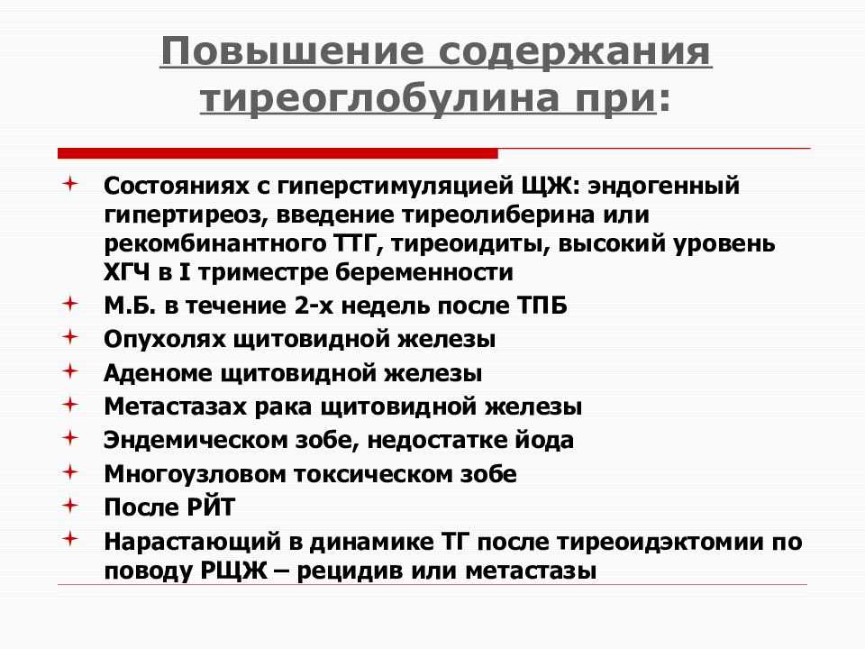 Анализ на тиреоглобулин