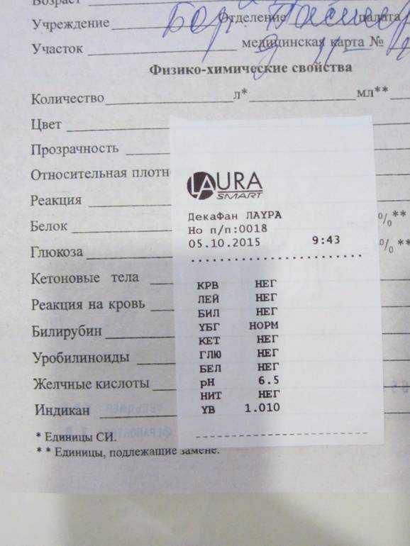 Как понять результаты анализа мочи?