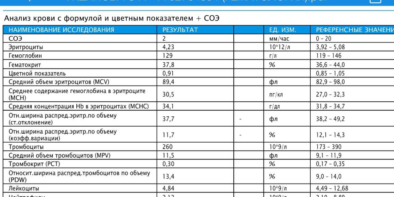 Общий (клинический) анализ крови, нормы: таблица с возрастными нормами результатов исследования крови по всем параметрам у мужчин и женщин, взрослых и детей.