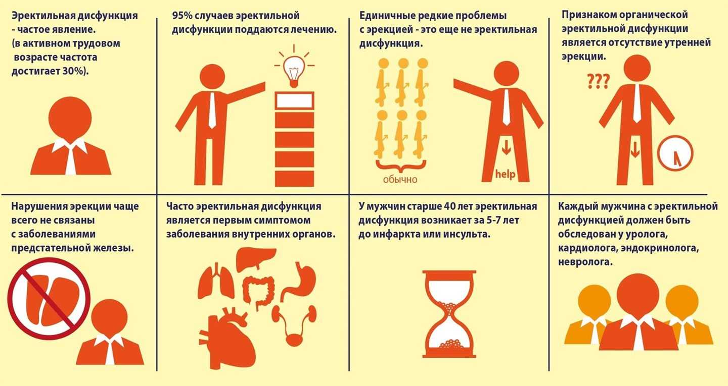 Эректильная дисфункция: причины, разновидности, методы лечения