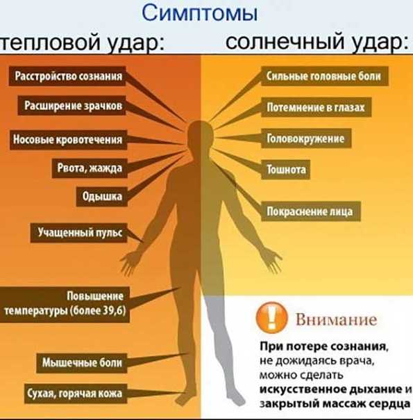 Как избежать перегрева в жаркую погоду