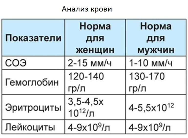 Соэ крови — тест бернацкого | университетская клиника