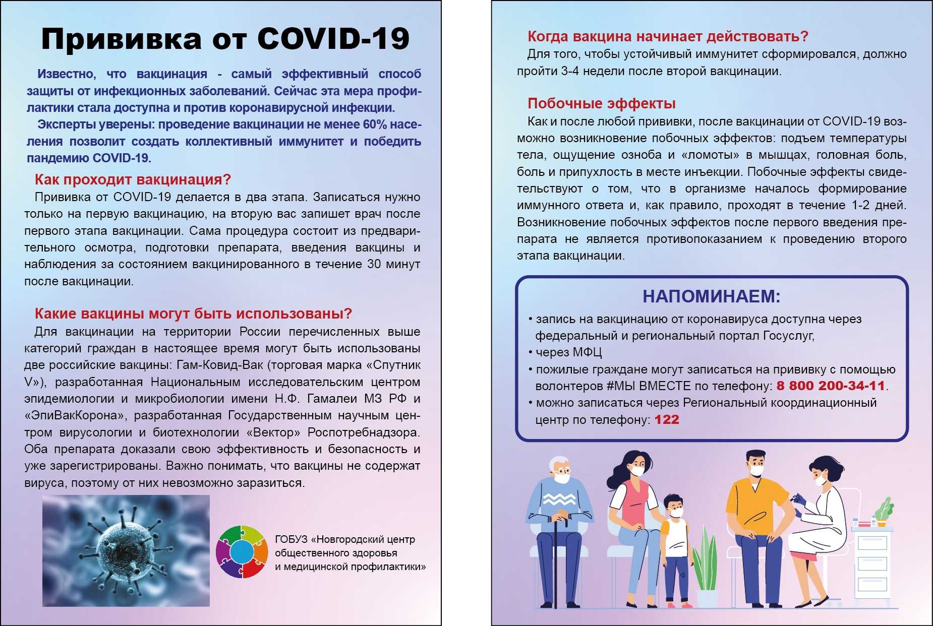Вакцинация от ковид-19: какую вакцину выбрать спутникv или эпиваккорона?