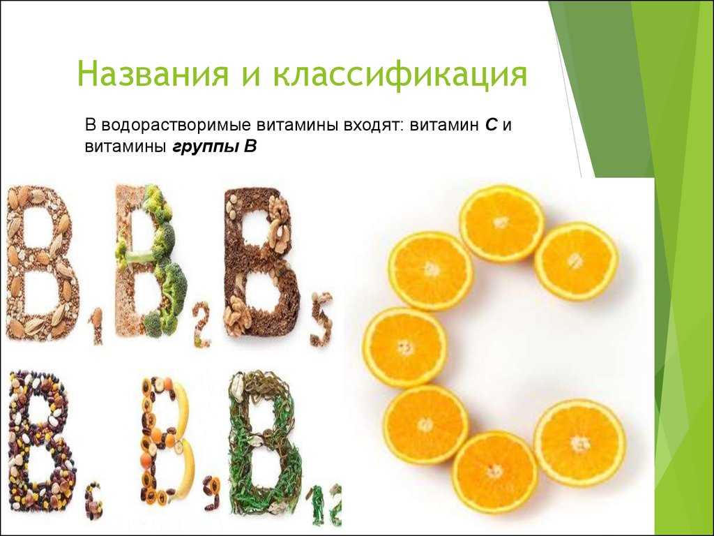 В каких продуктах содержится витамин b (таблица и список)