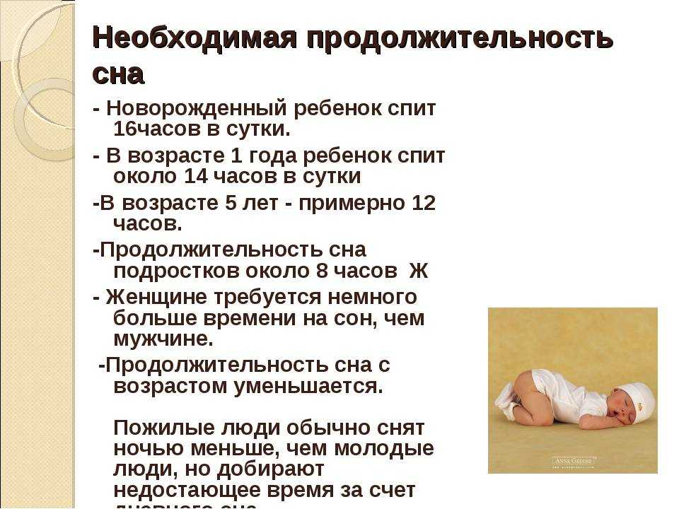 Сон грудного ребенка - белая клиника