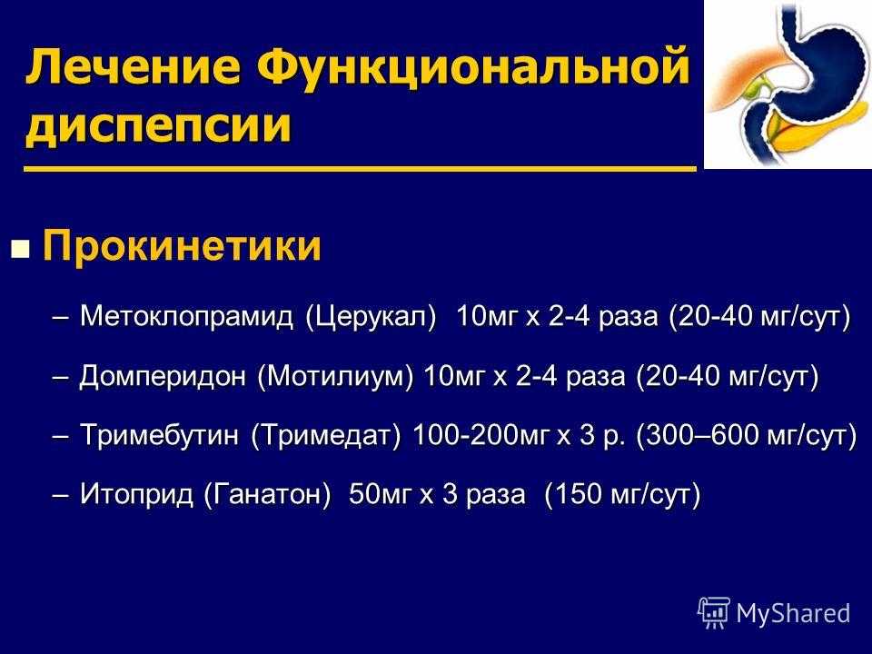 Неязвенная диспепсия и синдром неязвенной диспепсии