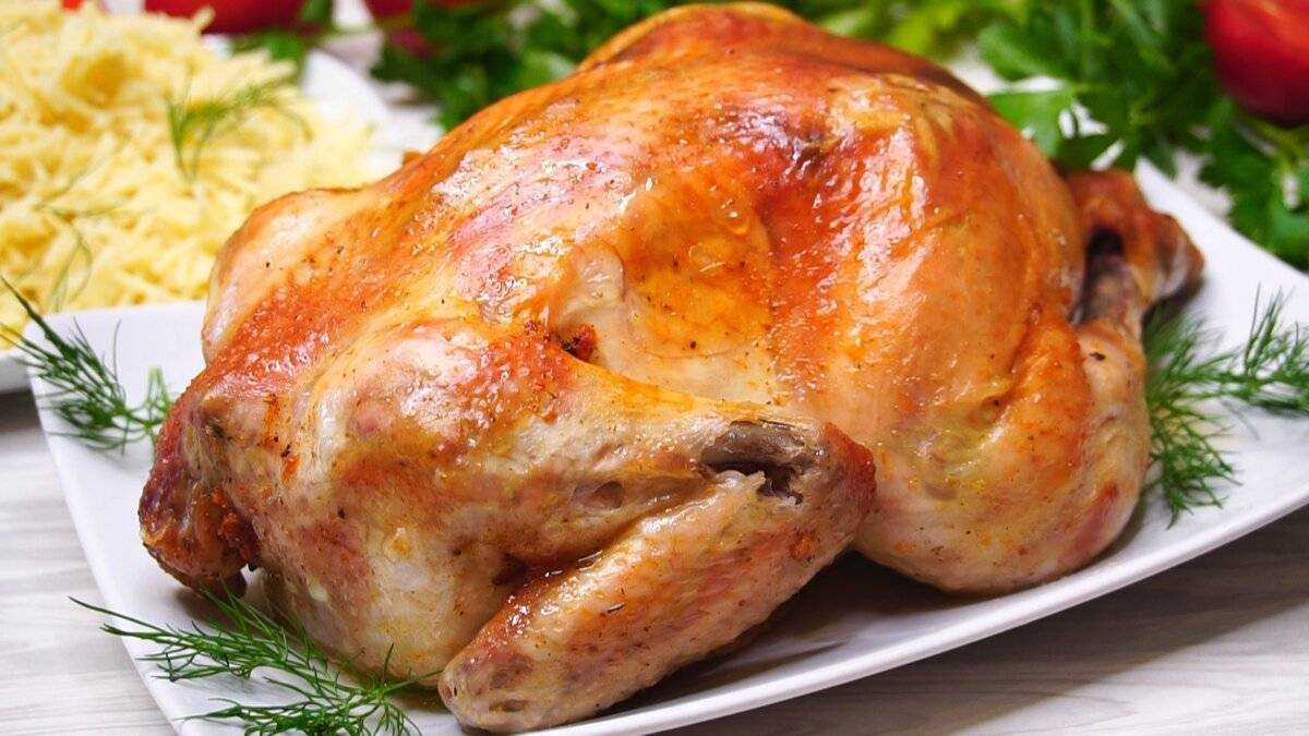 Сколько жарится курица в духовке целиком, по времени, в рукаве, сколько градусов жарится курица в духовке Маринад для курицы