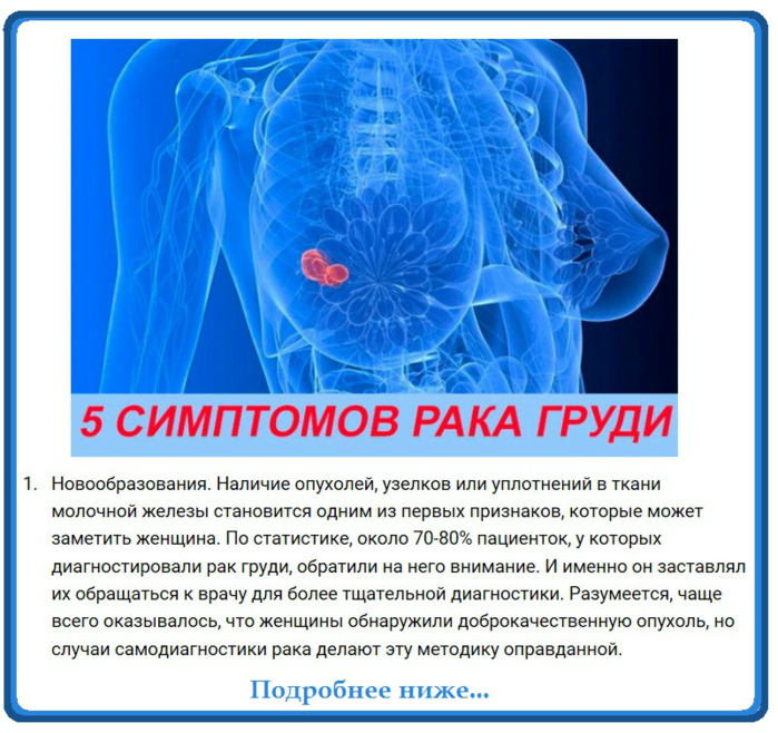 Диагностика молочной железы: узи и другие обследования