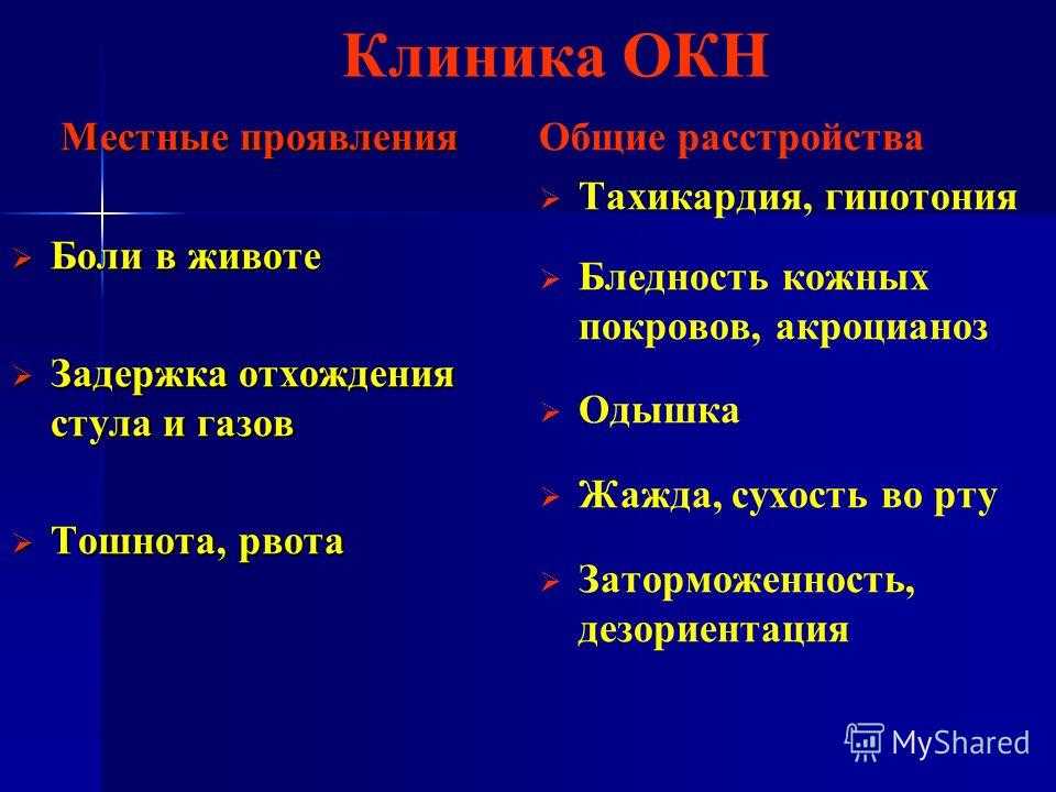 Кишечная непроходимость