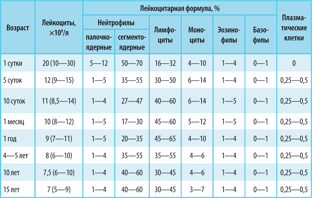 Содержание базофилов в крови: норма и отклонения
